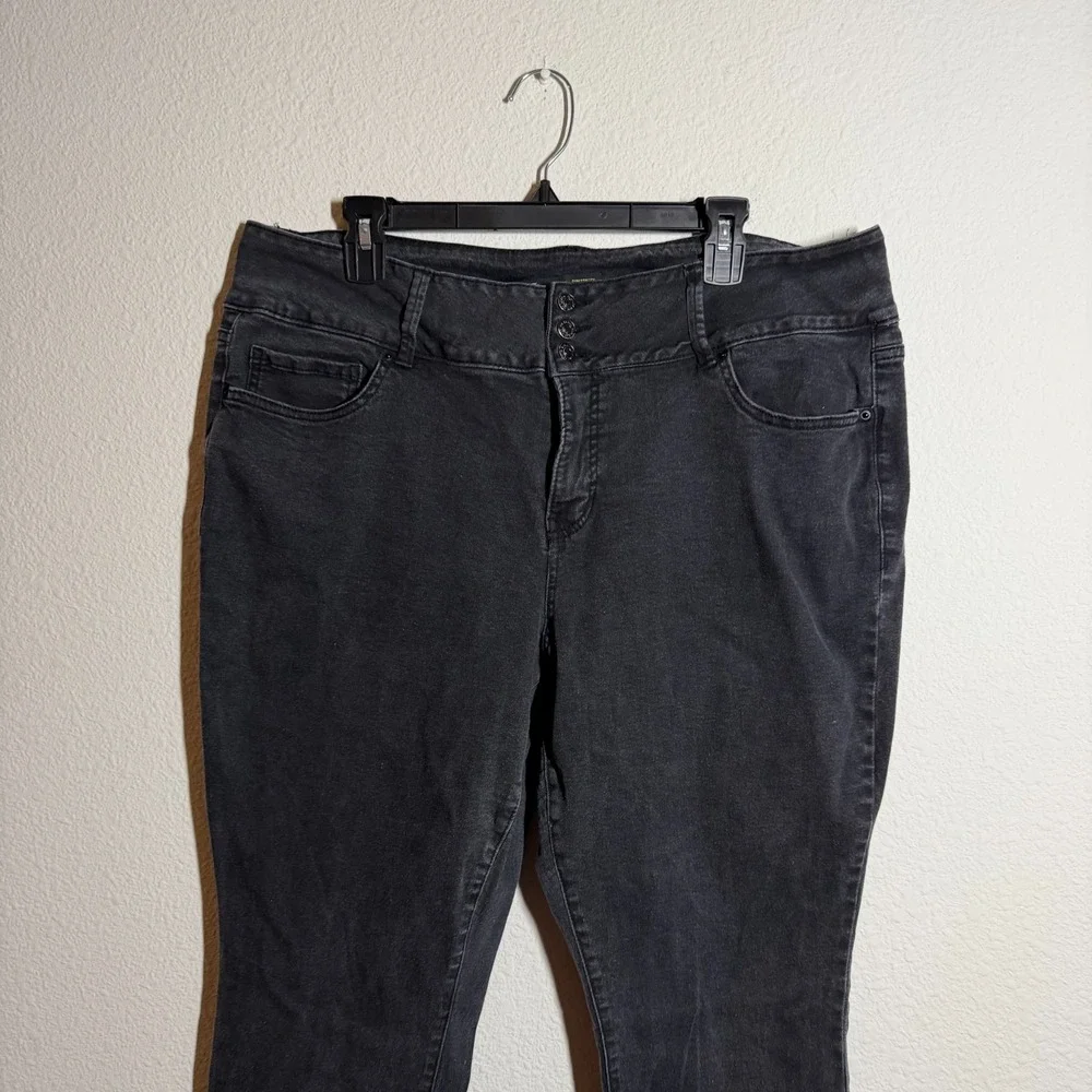 Royalty For Me Skinny Jeans‎ Women 38x27 Black Denim Stretch Slim Fit Streetwear